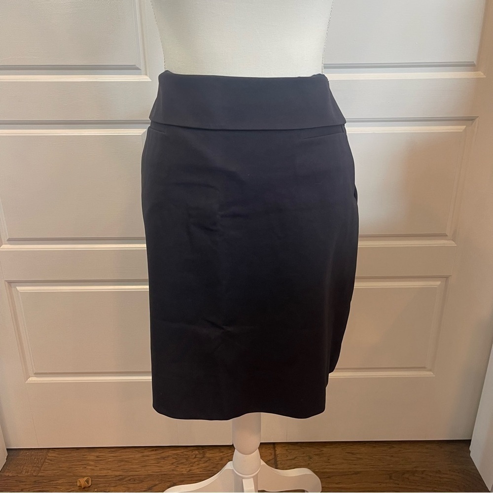 Tory Burch Navy Skirt Size Large - Picture 2 of 12